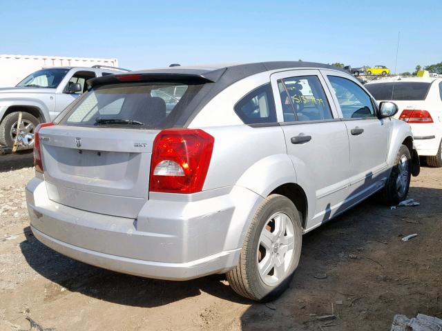 1B3HB48B28D751892 - 2008 DODGE CALIBER SX SILVER photo 4