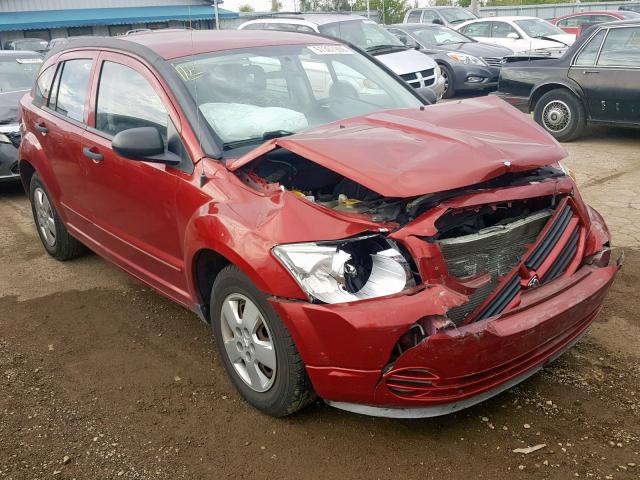 1B3HB28A49D213336 - 2009 DODGE CALIBER SE RED photo 1