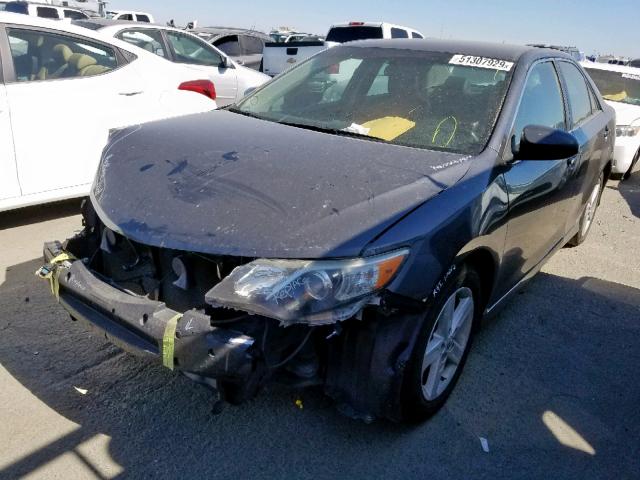 4T1BF1FK7CU187302 - 2012 TOYOTA CAMRY BASE GRAY photo 2