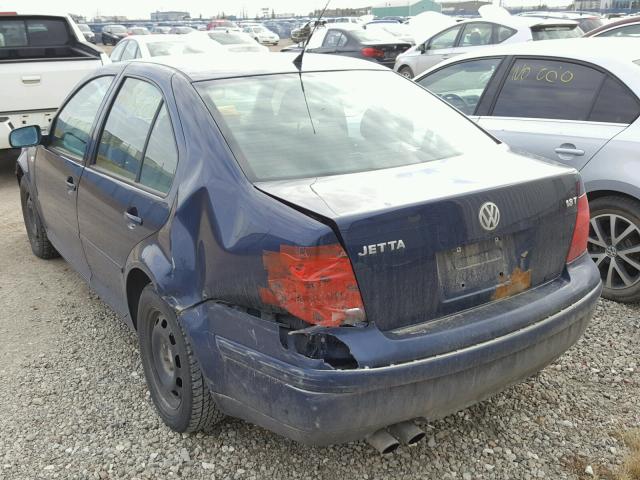 3VWSE69M22M086248 - 2002 VOLKSWAGEN JETTA GLS BLUE photo 3