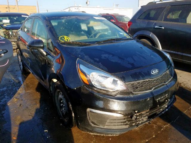 KNADM4A37H6050065 - 2017 KIA RIO LX BLACK photo 1