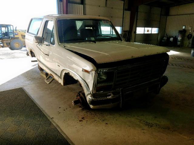 1FMEU15H9GLB16171 - 1986 FORD BRONCO U10 WHITE photo 1