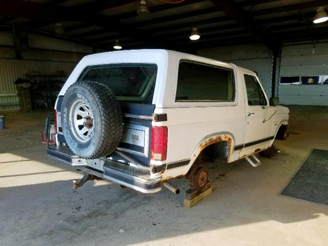 1FMEU15H9GLB16171 - 1986 FORD BRONCO U10 WHITE photo 4