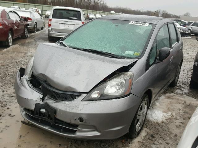 JHMGE8H23AC006295 - 2010 HONDA FIT SILVER photo 2