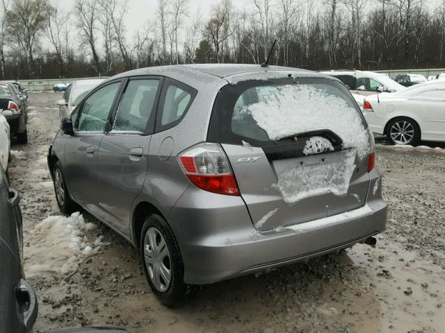 JHMGE8H23AC006295 - 2010 HONDA FIT SILVER photo 3