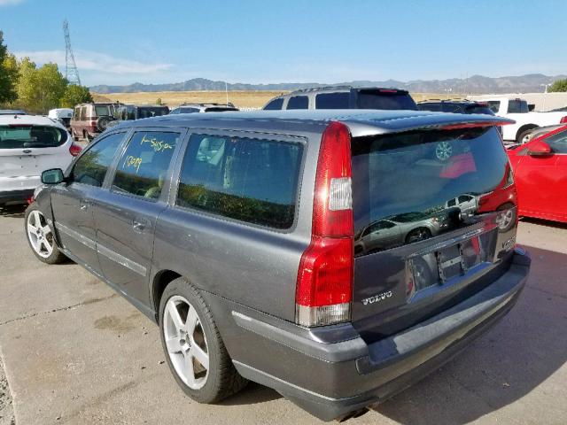 YV1SJ52Y542437390 - 2004 VOLVO V70 R CHARCOAL photo 3