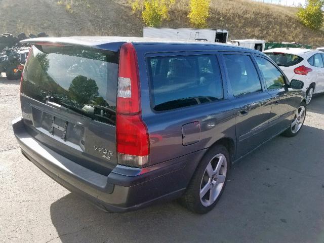 YV1SJ52Y542437390 - 2004 VOLVO V70 R CHARCOAL photo 4