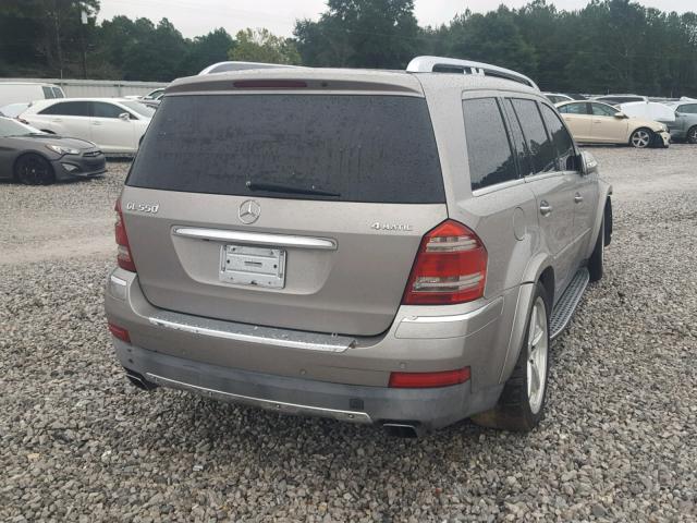 4JGBF86E58A298989 - 2008 MERCEDES-BENZ GL 550 4MA SILVER photo 4