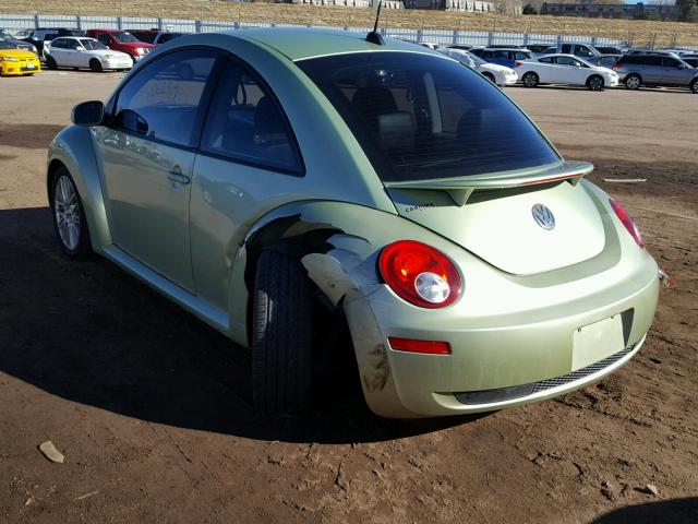 3VWRW31CX7M506505 - 2007 VOLKSWAGEN NEW BEETLE 绿色 照片 3