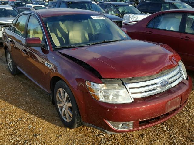 1FAHP24W18G128443 - 2008 FORD TAURUS SEL MAROON photo 1