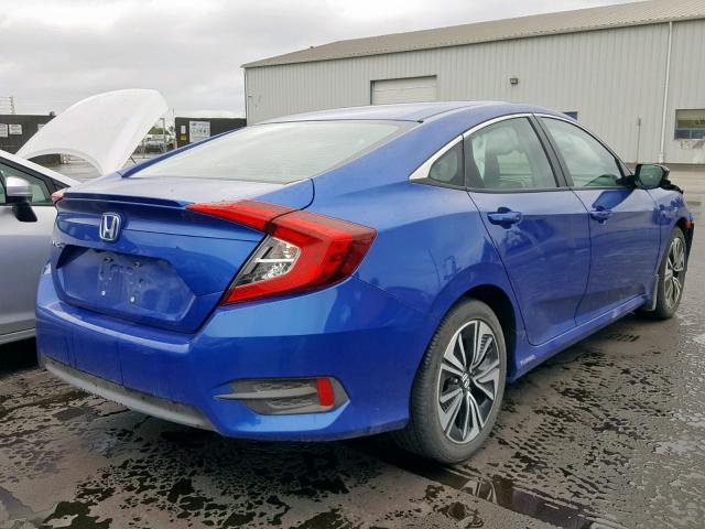 2HGFC1F45JH107366 - 2018 HONDA CIVIC EX BLUE photo 4