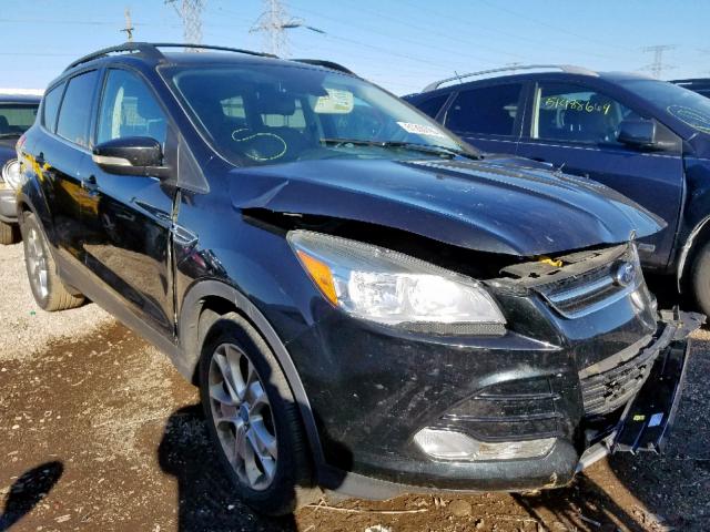 1FMCU0H97DUC10111 - 2013 FORD ESCAPE SEL BLACK photo 1