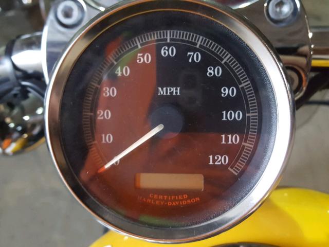 1HD1CGP176K412401 - 2006 HARLEY-DAVIDSON XL1200 C YELLOW photo 8