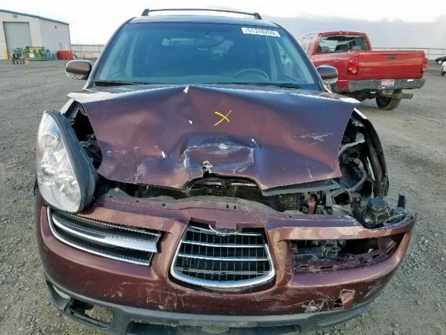 4S4WX85C664414680 - 2006 SUBARU B9 TRIBECA BURGUNDY photo 9