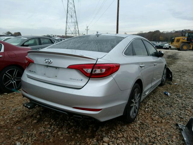 5NPE34AB3HH462698 - 2017 HYUNDAI SONATA SPO SILVER photo 4