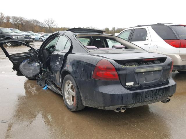 2G2WS522541239297 - 2004 PONTIAC GRAND PRIX BLACK photo 3