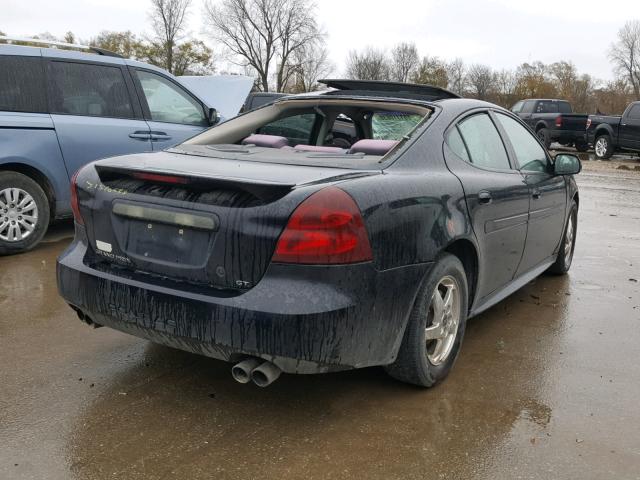 2G2WS522541239297 - 2004 PONTIAC GRAND PRIX BLACK photo 4