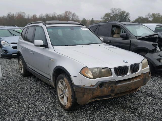 WBXPA93424WA64399 - 2004 BMW X3 3.0I SILVER photo 1