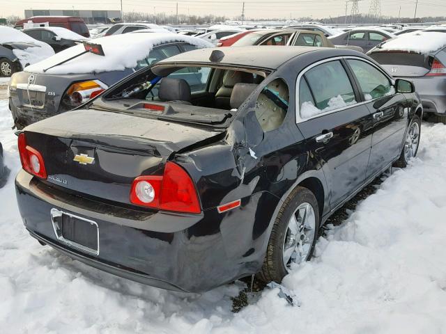 1G1ZD5EUXCF372699 - 2012 CHEVROLET MALIBU 2LT BLACK photo 4