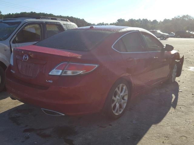 1YVHP82BX95M03893 - 2009 MAZDA 6 S RED photo 4