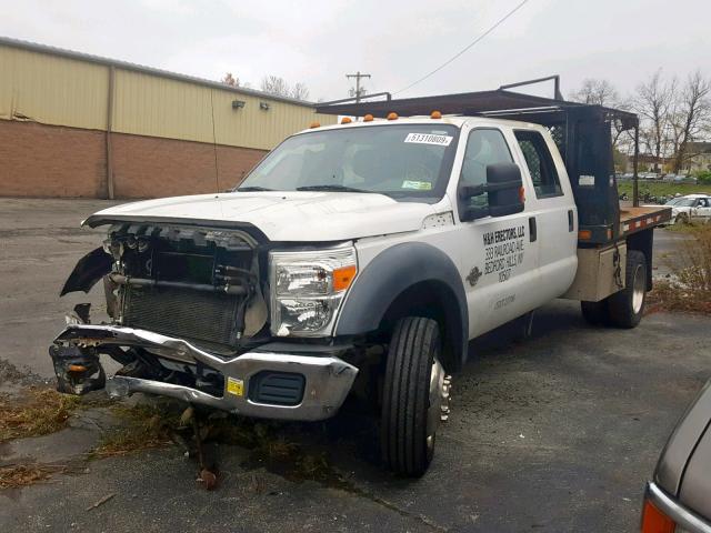 1FD0W5HT1BEA21001 - 2011 FORD F550 SUPER WHITE photo 2