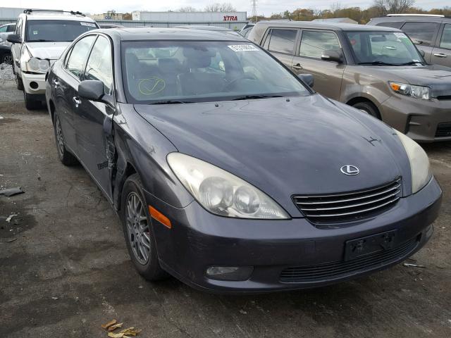 JTHBA30G145043306 - 2004 LEXUS ES 330 GRAY photo 1