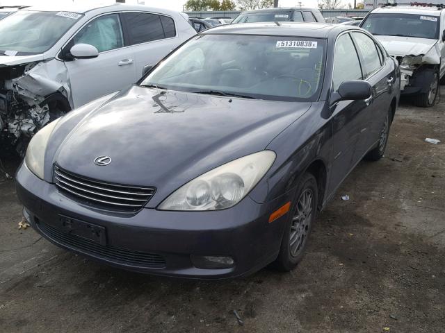 JTHBA30G145043306 - 2004 LEXUS ES 330 GRAY photo 2