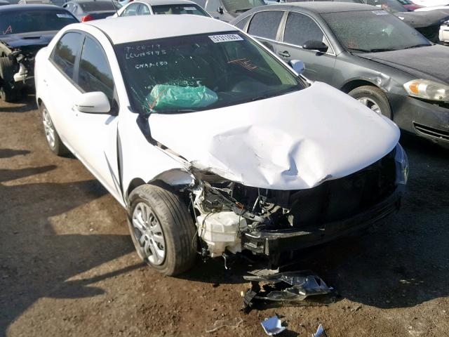 KNAFU4A26D5737408 - 2013 KIA FORTE EX WHITE photo 1