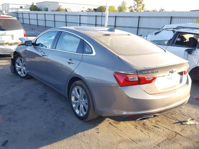1G1ZE5SX2JF158573 - 2018 CHEVROLET MALIBU PRE GRAY photo 3