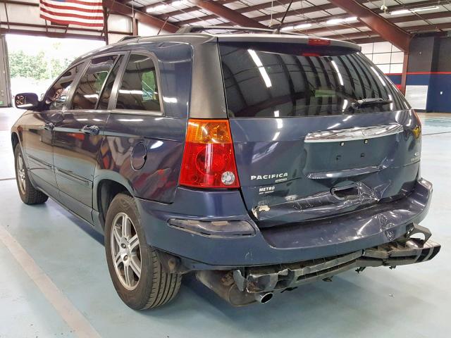 2A8GF68X17R334550 - 2007 CHRYSLER PACIFICA T BLUE photo 3