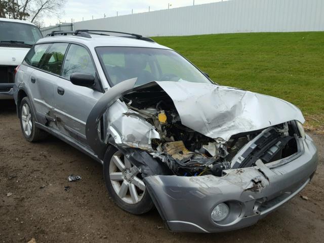 4S4BP61C177329710 - 2007 SUBARU LEGACY OUT SILVER photo 1