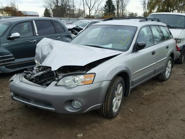 4S4BP61C177329710 - 2007 SUBARU LEGACY OUT SILVER photo 2