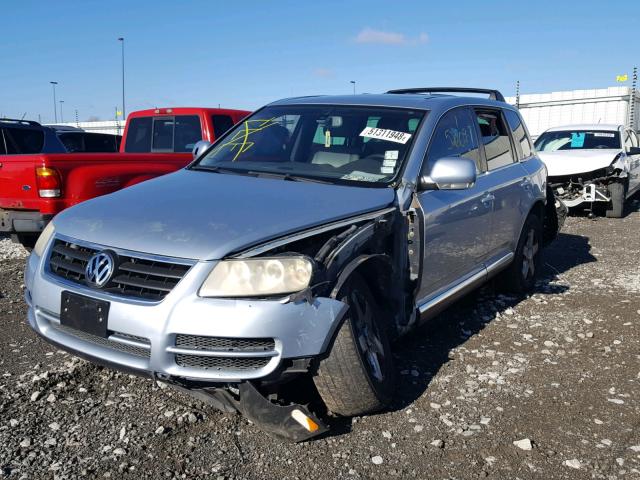 WVGBG77L55D013254 - 2005 VOLKSWAGEN TOUAREG 3. BLUE photo 2