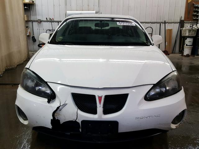 2G2WP552561204503 - 2006 PONTIAC GRAND PRIX WHITE photo 9