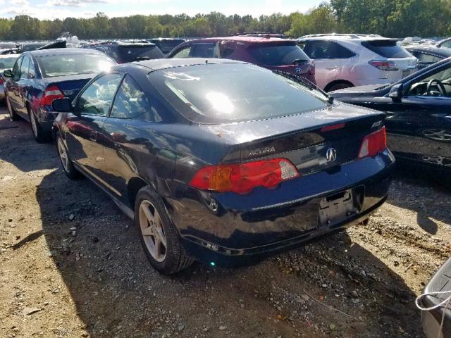 JH4DC54882C025010 - 2002 ACURA RSX BLACK photo 3