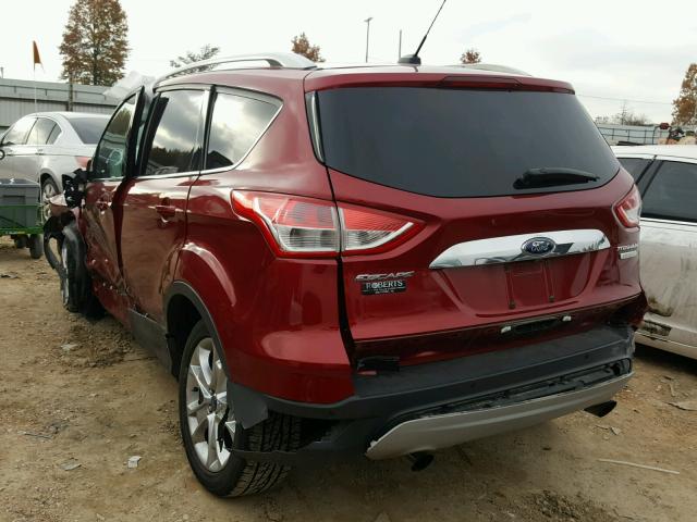 1FMCU0J90EUA68888 - 2014 FORD ESCAPE TIT RED photo 3