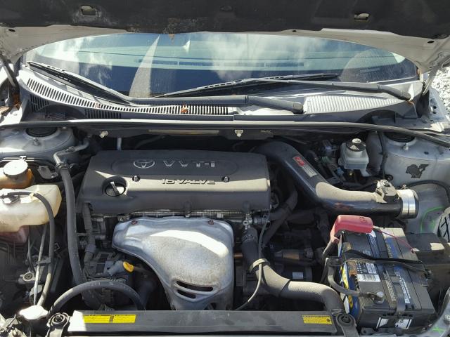 JTKDE177550007568 - 2005 TOYOTA SCION TC 银色 照片 7