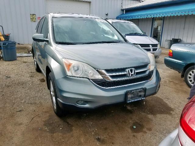 5J6RE4H75AL028940 - 2010 HONDA CR-V EXL BLUE photo 1