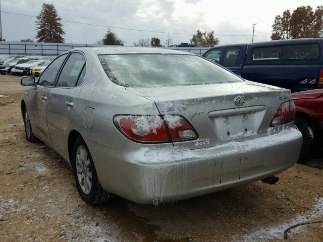 JTHBF30G536004826 - 2003 LEXUS ES 300 SILVER photo 3