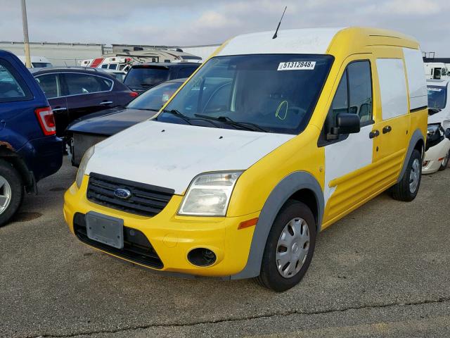 NM0LS7BN1BT068945 - 2011 FORD TRANSIT CO YELLOW photo 2