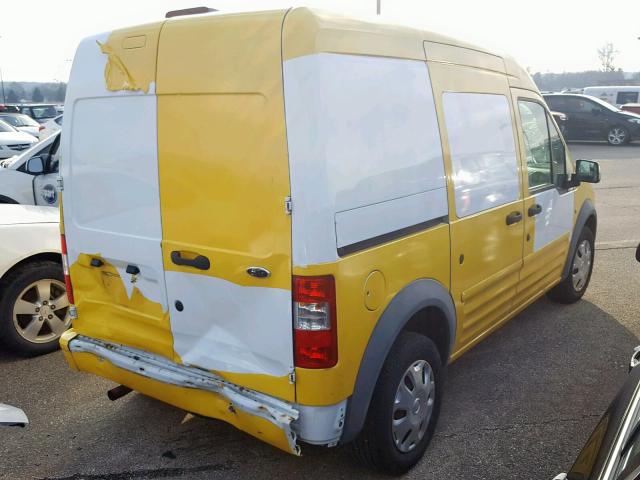 NM0LS7BN1BT068945 - 2011 FORD TRANSIT CO YELLOW photo 4