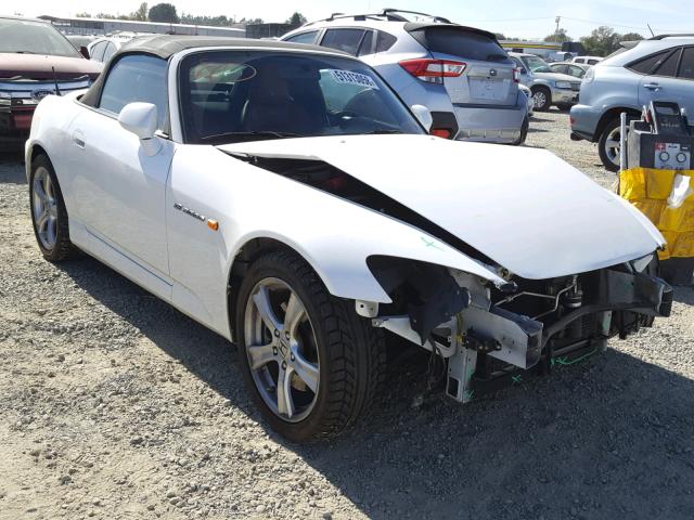 JHMAP21478S001657 - 2008 HONDA S2000 WHITE photo 1