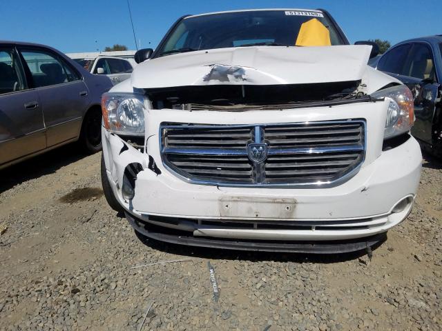 1B3CB5HA5BD153178 - 2011 DODGE CALIBER HE WHITE photo 9