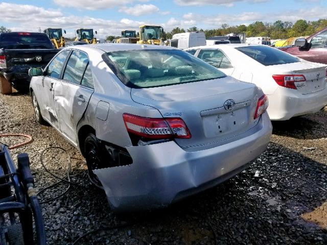 4T4BF3EK2AR026565 - 2010 TOYOTA CAMRY BASE SILVER photo 9