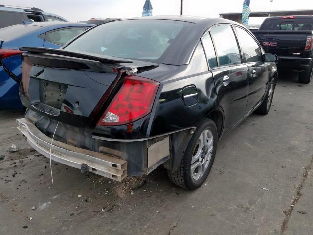1G8AL52F43Z177591 - 2003 SATURN ION LEVEL BLACK photo 4