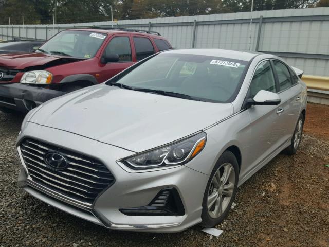 5NPE34AFXJH622827 - 2018 HYUNDAI SONATA SPO SILVER photo 2