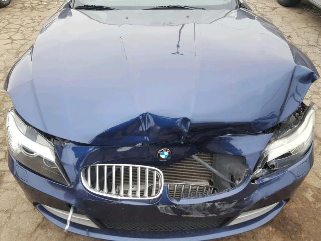 WBALM73599E164944 - 2009 BMW Z4 SDRIVE3 Bleu photo 7