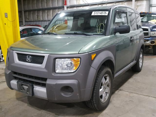 5J6YH18695L014554 - 2005 HONDA ELEMENT EX GREEN photo 2