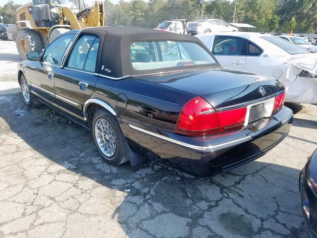 2MEFM74W4XX669582 - 1999 MERCURY GRAND MARQ BLACK photo 3