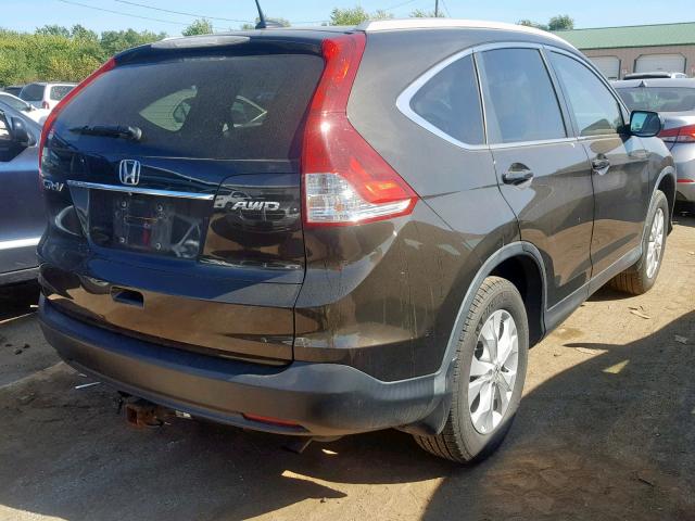 5J6RM4H79DL058241 - 2013 HONDA CR-V EXL BROWN photo 4